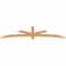 Ekena Millwork Alberta Smooth Timber Gable Bracket, Western Red Cedar, 84"W x 21"H x 1 1/2"D x 3 1/2"F, 6/12 Pitch GBW084X21X0204ALB00SWR - alternate 4